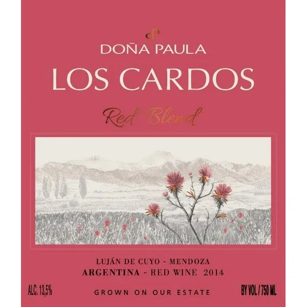 Los Cardos Red Blend Bottle