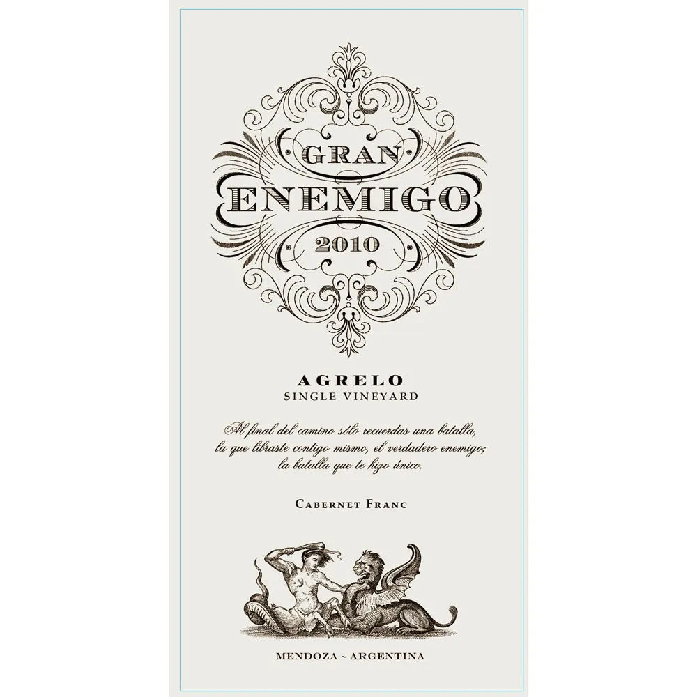 'Gran Enemigo' Agrelo Single Vineyard Cabernet Franc Bottle