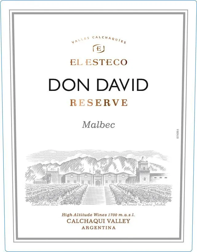 Don David Malbec Reserve Bottle