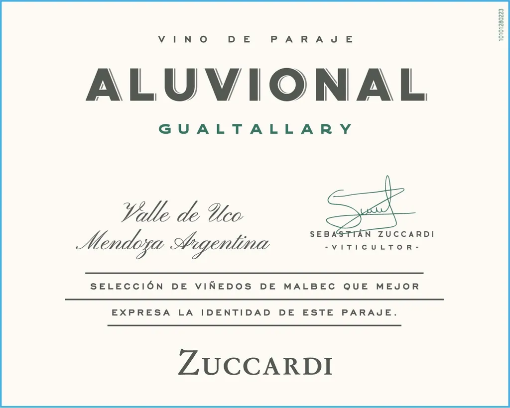 Aluvional Gualtallary Malbec Bottle