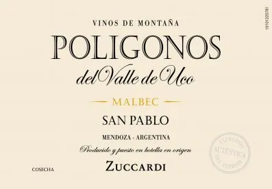 Poligonos del Valle de Uco San Pablo Malbec Bottle