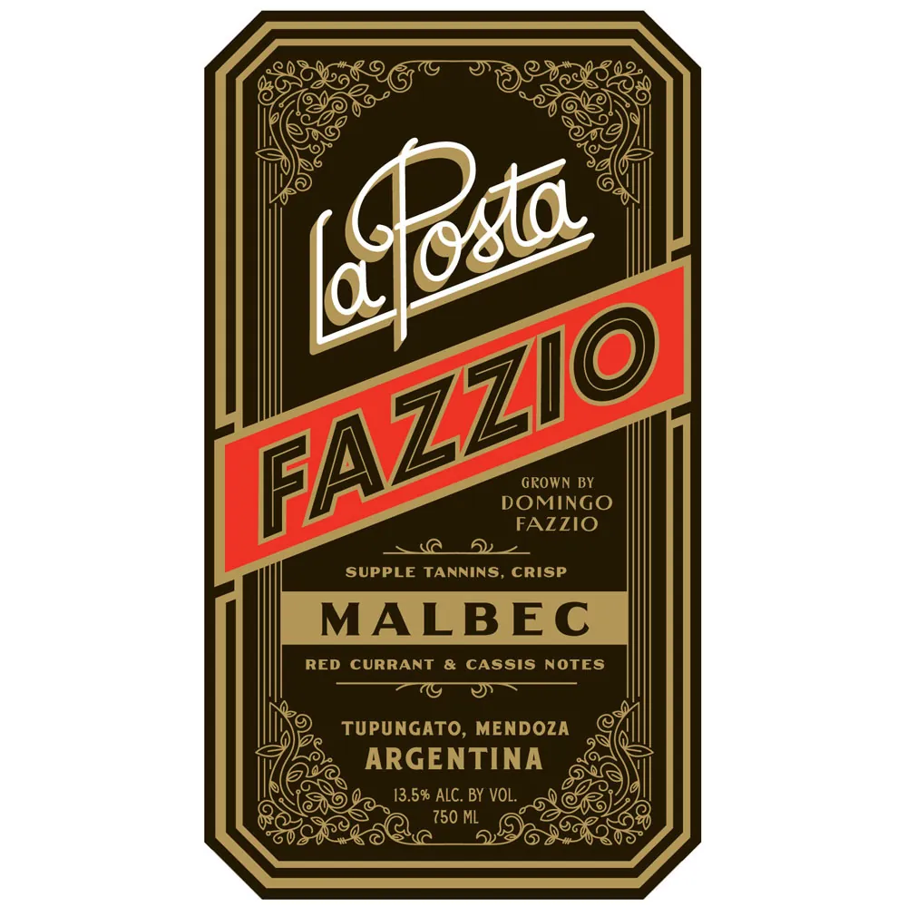 Fazzio Malbec Bottle