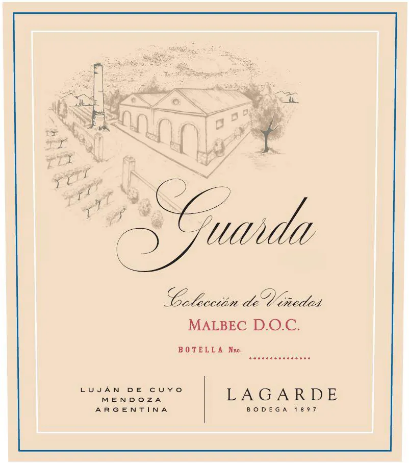 Guarda Malbec Bottle