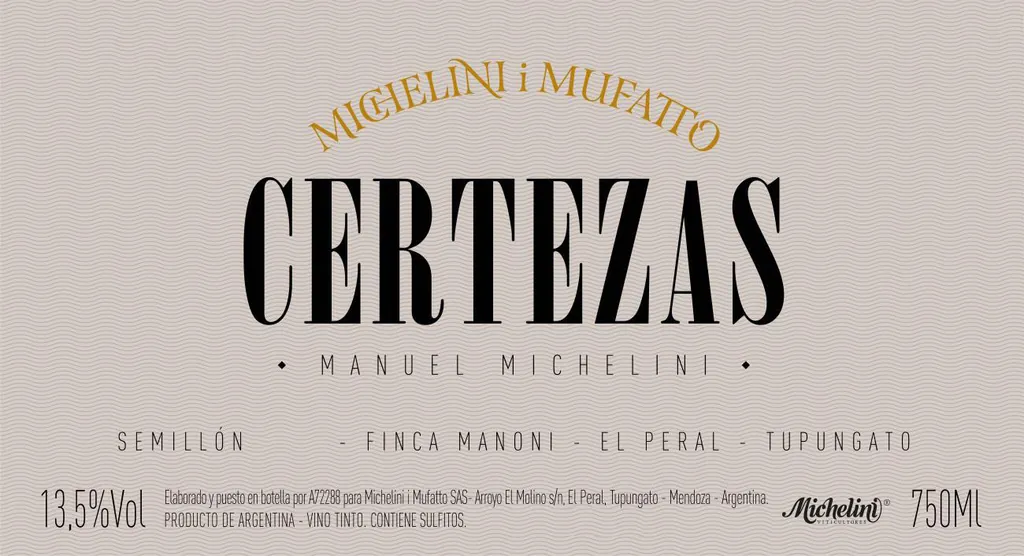 Certezas Semillon Bottle