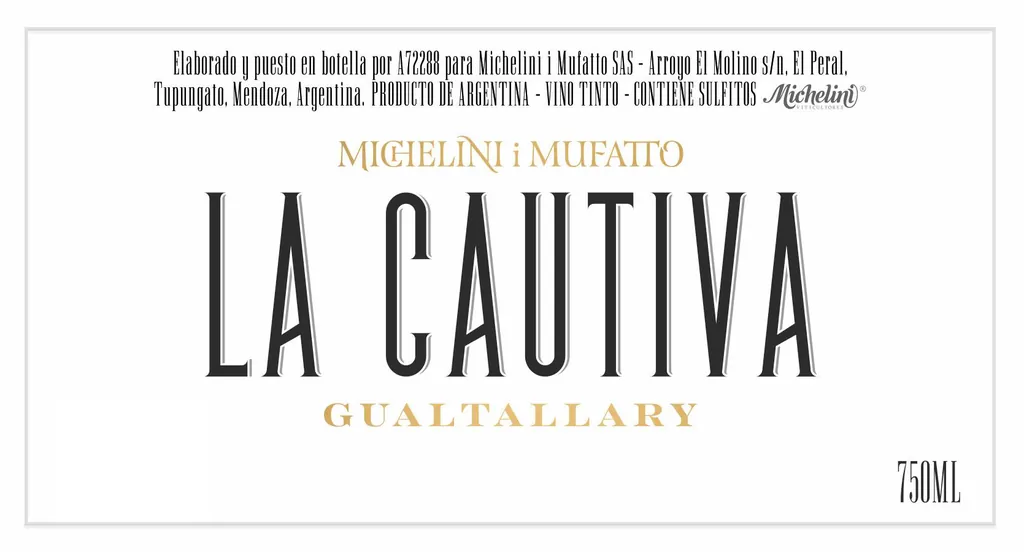 La Cautiva Bottle