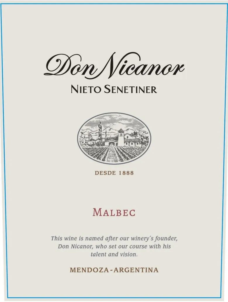 Don Nicanor Malbec Bottle
