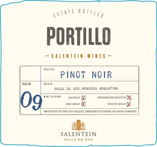 Pinot Noir Bottle