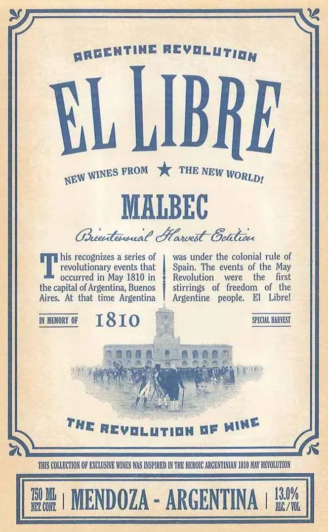 El Libre Malbec Bottle