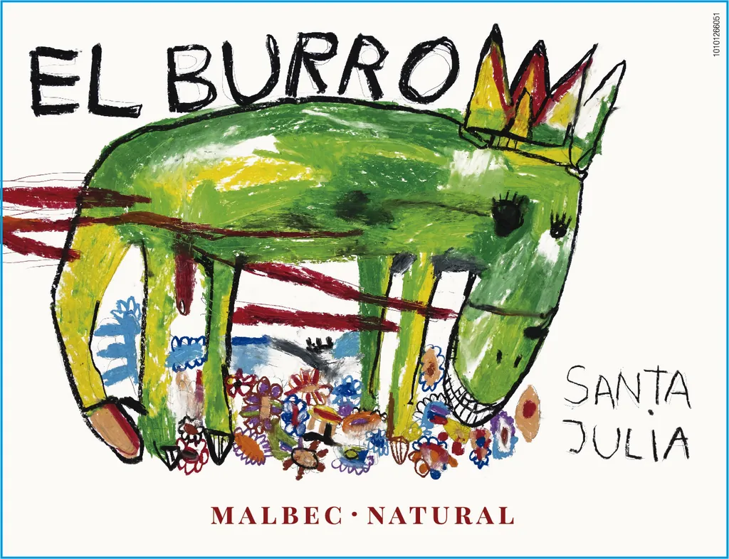 El Burro Natural Malbec Bottle