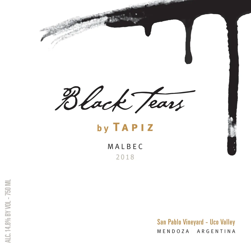Black Tears Malbec Bottle
