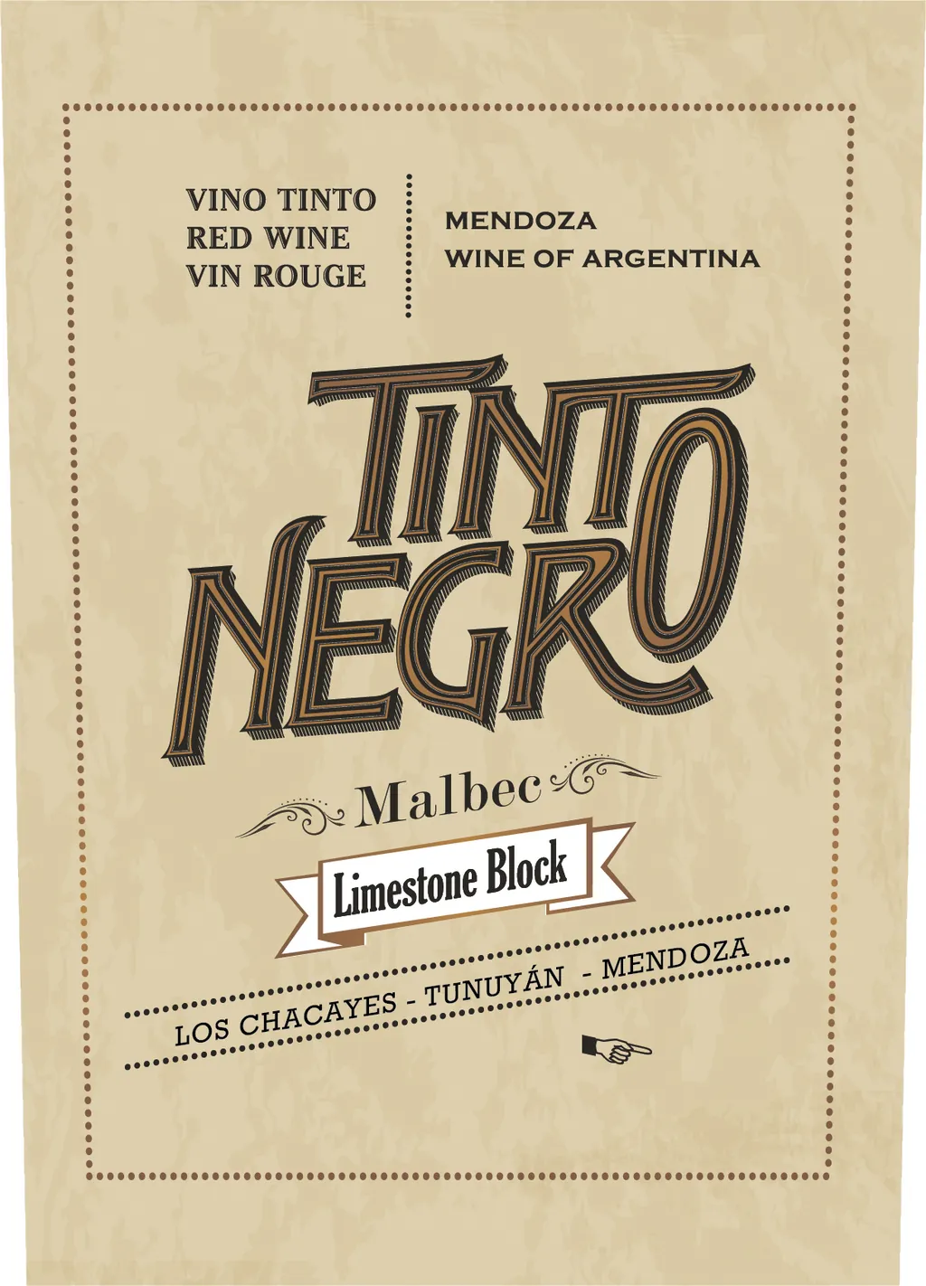 Limestone Block Malbec Bottle
