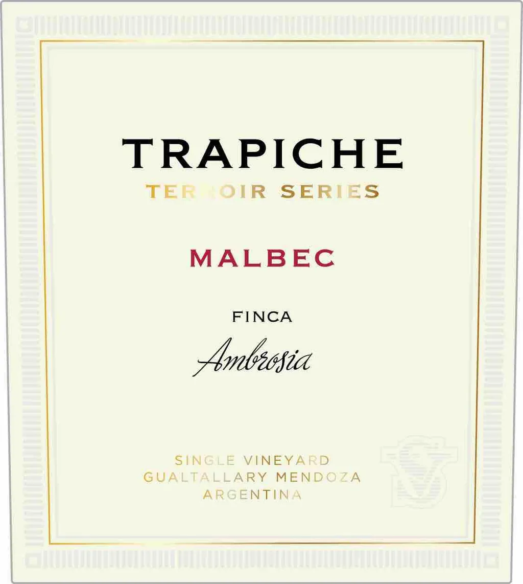 Terroir Series Finca Ambrosia Malbec Bottle