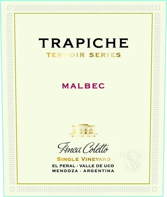 Terroir Series Finca Coletto Malbec Bottle