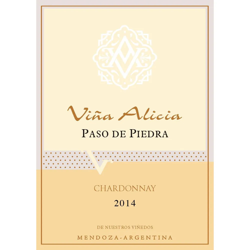 Paso de Piedra Chardonnay Bottle
