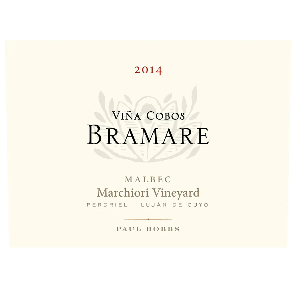 Bramare Marchiori Vineyard Malbec Bottle