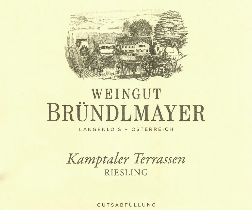 Kamptaler Terrassen Riesling Bottle