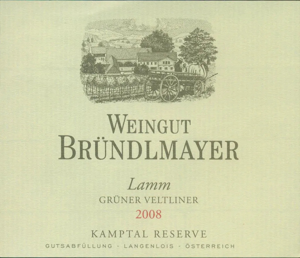 Lamm Reserve Gruner Veltliner Bottle