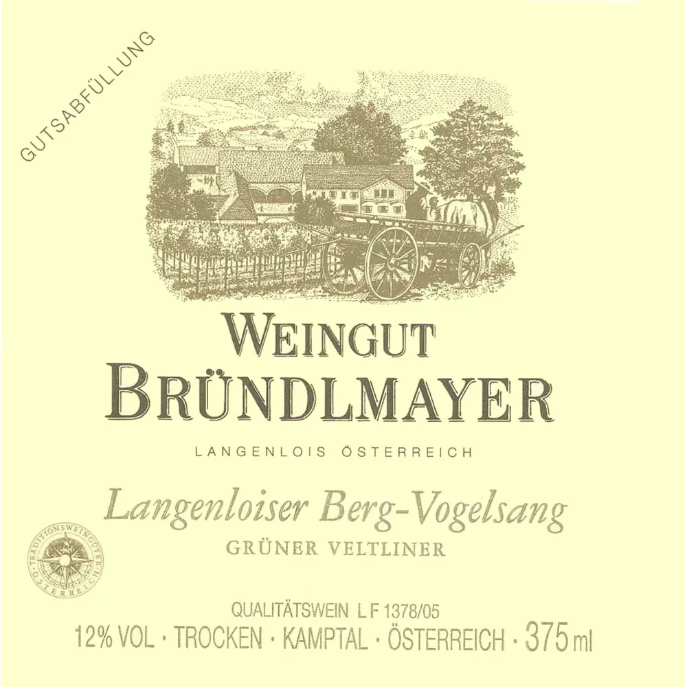 Langenloiser Berg-Vogelsang Gruner Veltliner Bottle