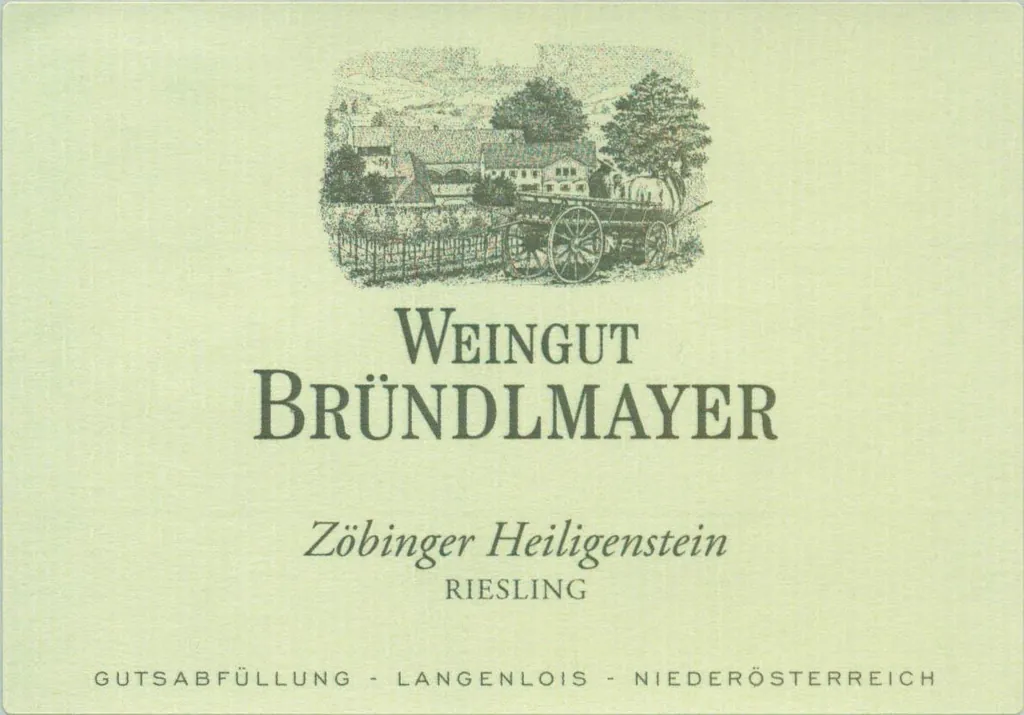 Zobinger Heiligenstein Riesling Bottle