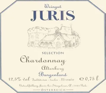 Altenberg Selection Chardonnay Bottle