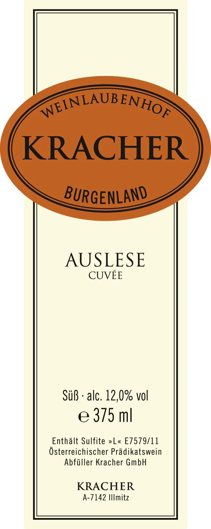 Cuvee Auslese Bottle