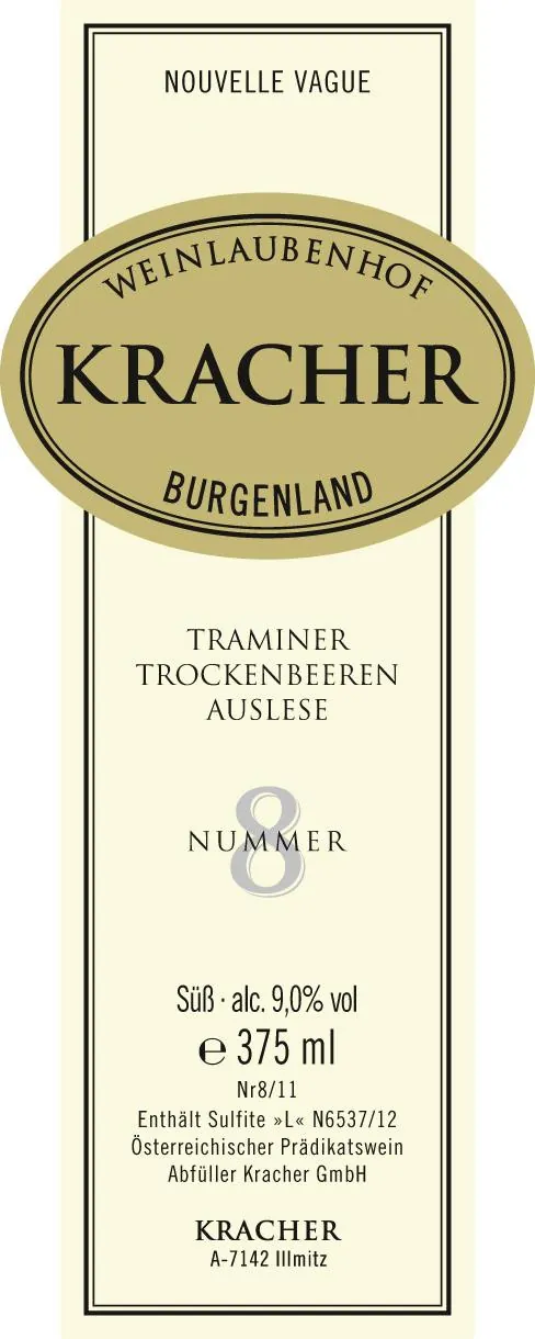 Trockenbeerenauslese Kollektion Traminer Bottle