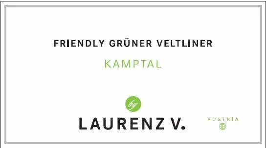Friendly Gruner Veltliner Bottle