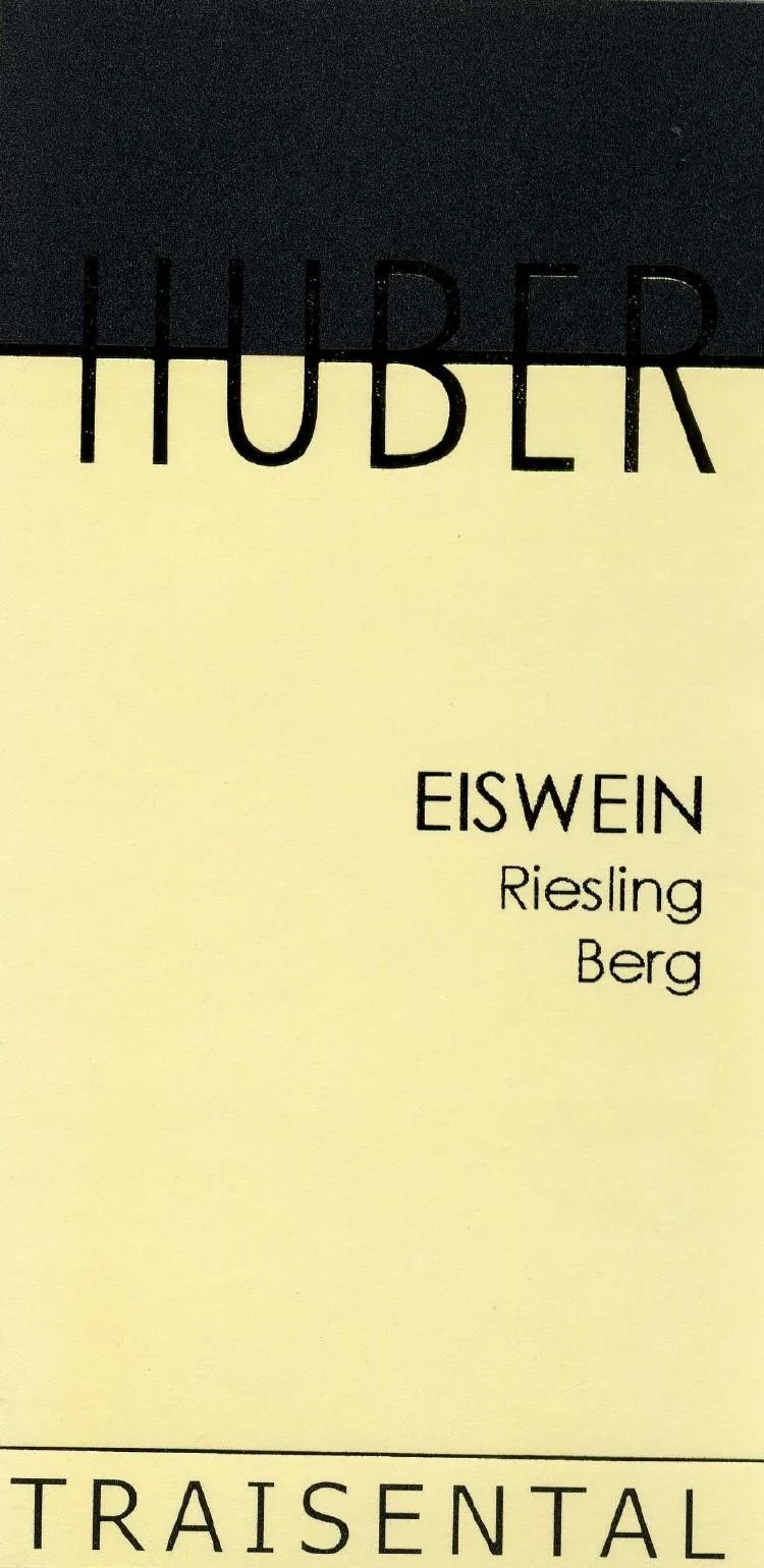 Berg Eiswein Riesling Bottle