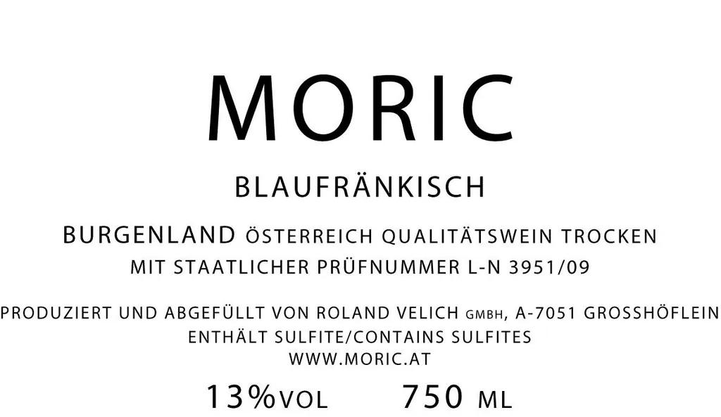 Blaufrankisch Bottle