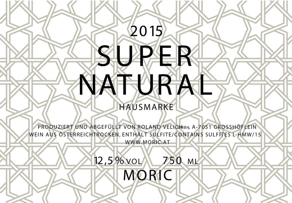 Super Natural Hausmarke Bottle