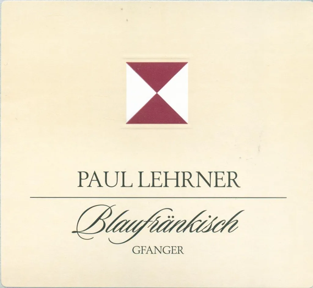 Gfanger Blaufrankisch Bottle