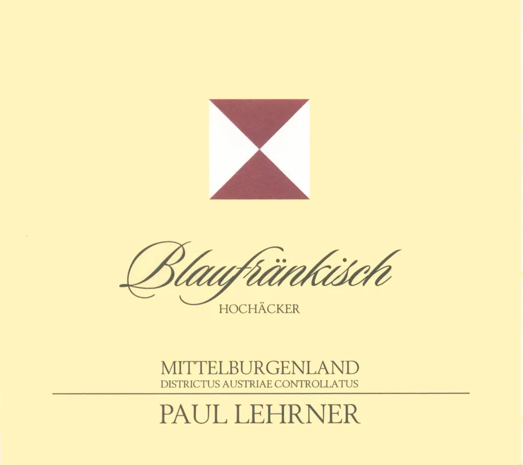 Mittelburgenland Hochacker Blaufrankisch Bottle