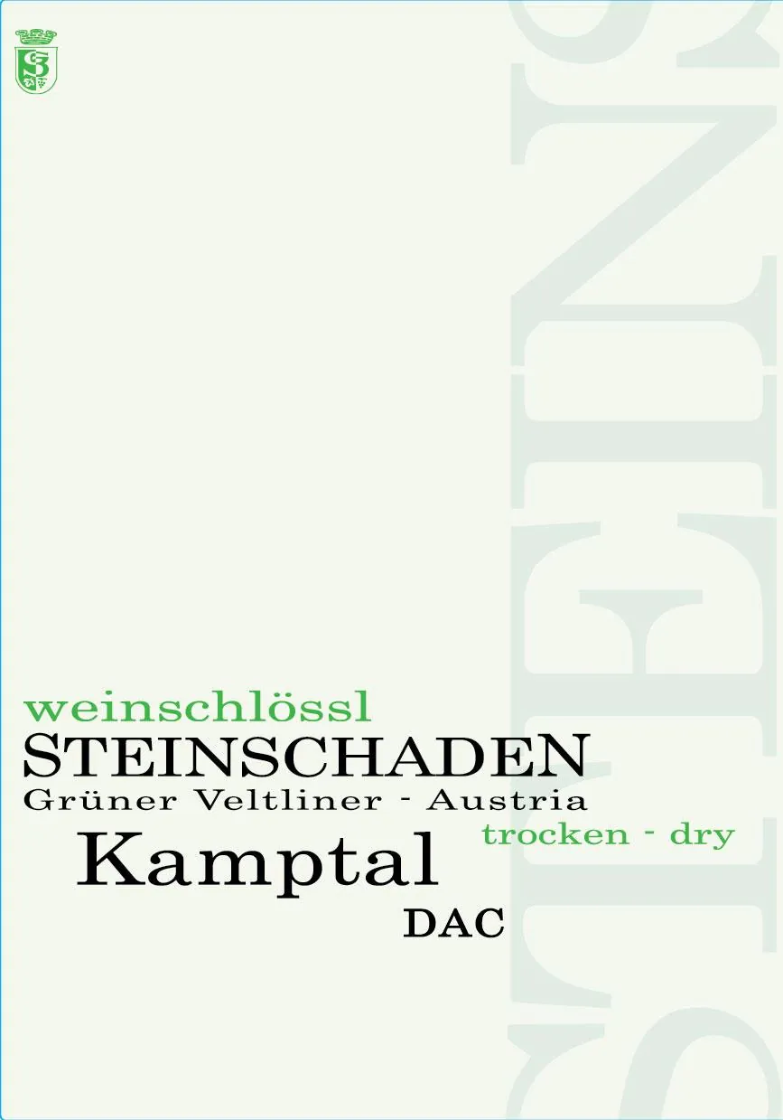 Kamptal Leicht und Fruchtig Trocken Grüner Veltliner Bottle