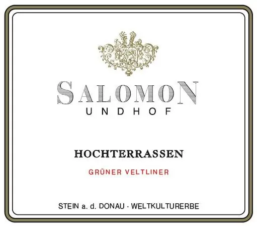 Hochterrassen Gruner Veltliner Bottle
