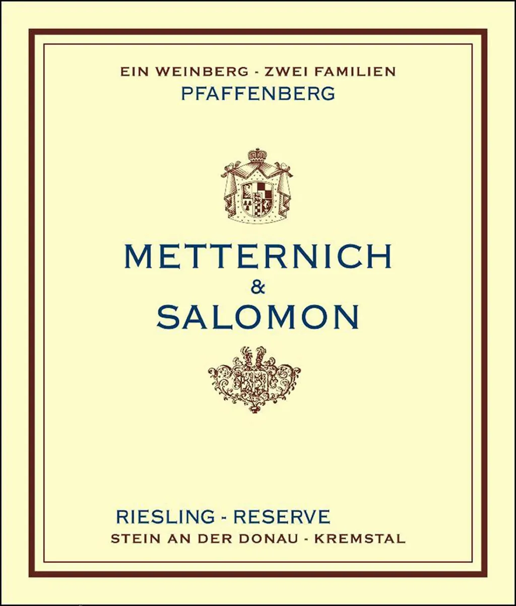 Pfaffenberg Reserve Riesling Bottle