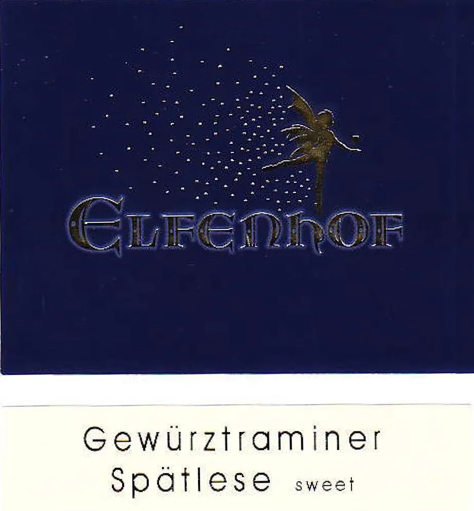 Elfenhof Gewurztraminer Spatlese Lieblich Bottle