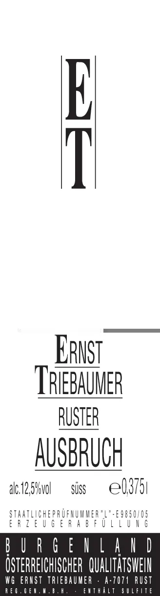 Ruster Ausbruch Bottle