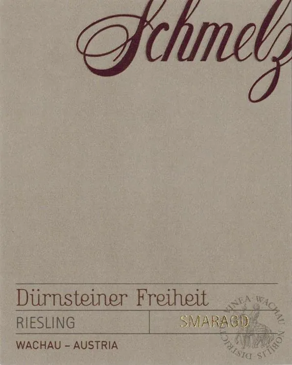 Durnsteiner Freiheit Smaragd Riesling Bottle