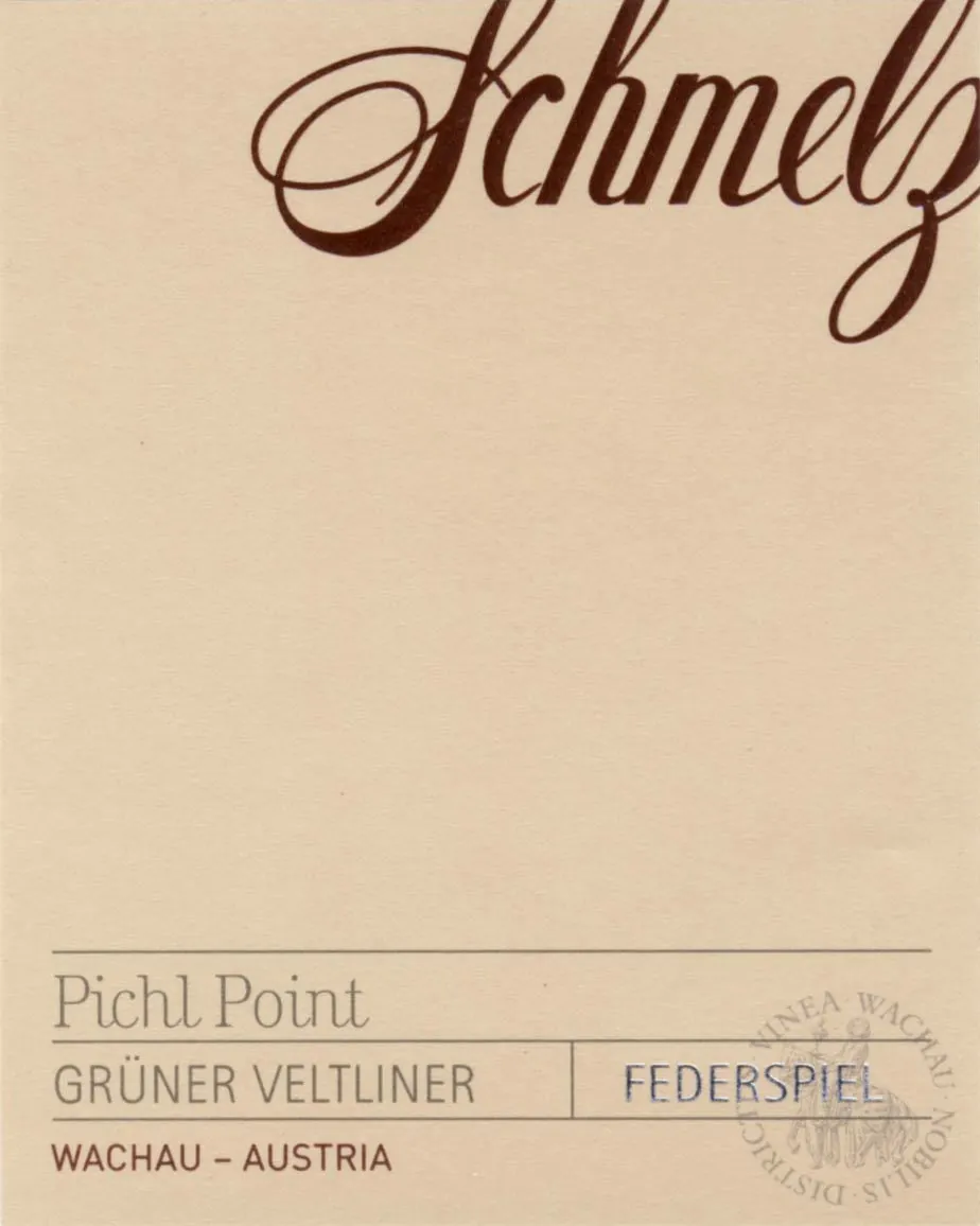 Pichl Point Federspiel Gruner Veltliner Bottle