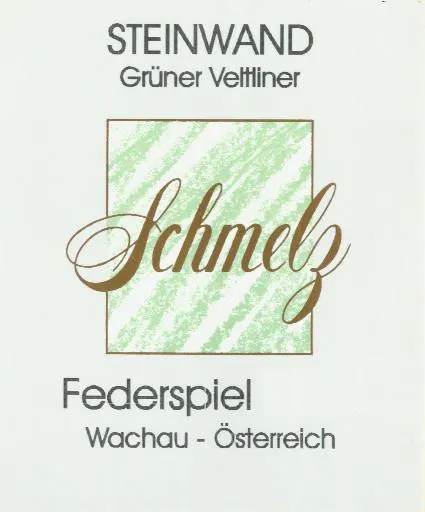 Steinwand Federspiel Gruner Veltliner Bottle