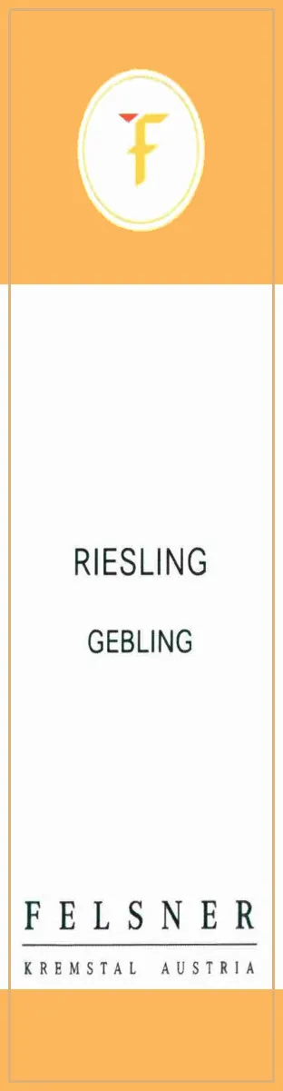 Felsner Gebling Riesling Bottle