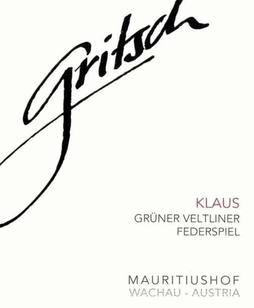 Klaus Federspiel Gruner Veltliner Bottle