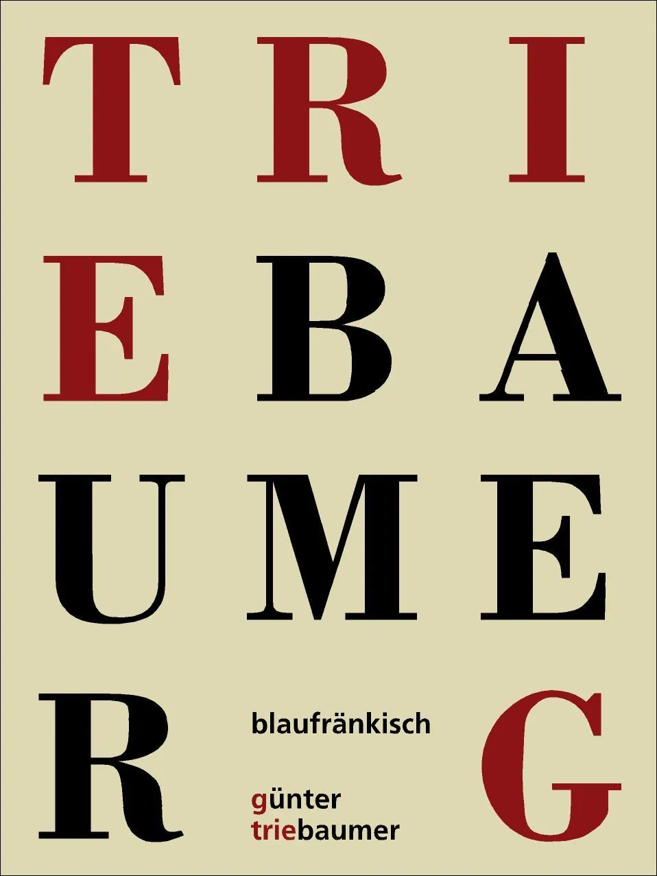 Blaufrankisch Bottle