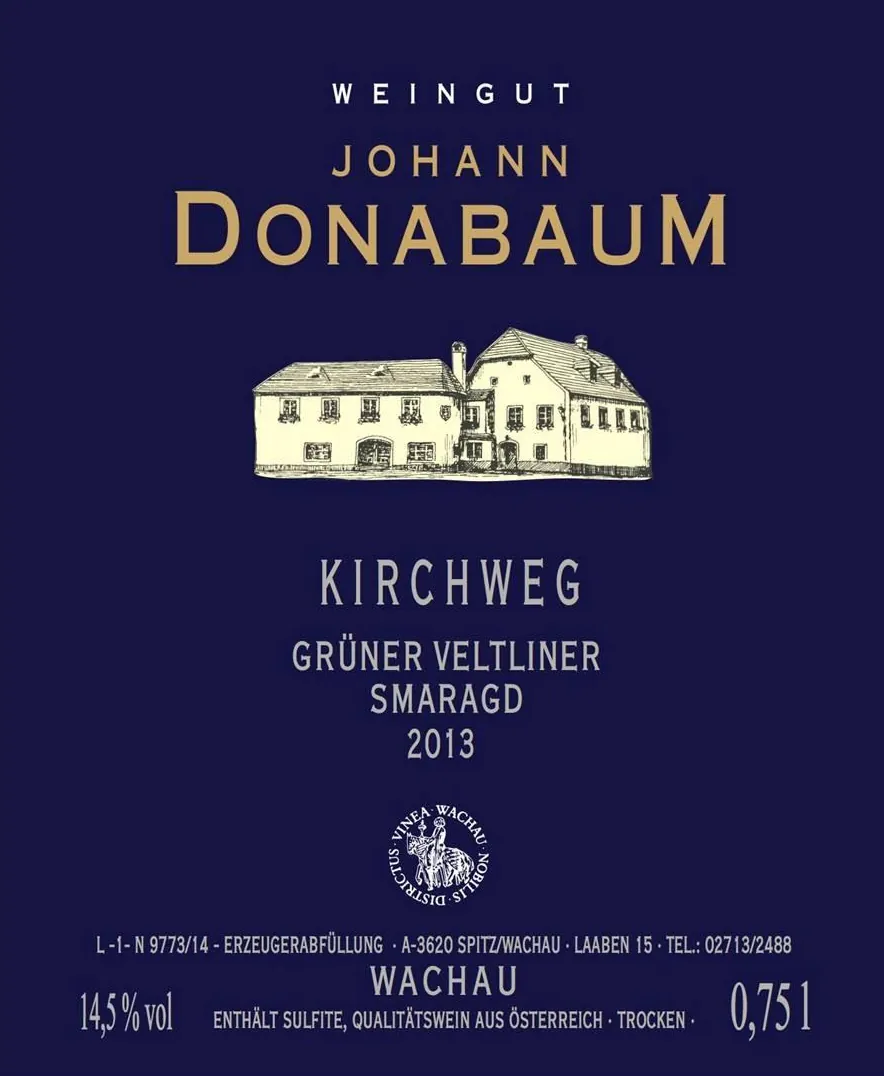 Kirchweg Smaragd Gruner Veltliner Bottle