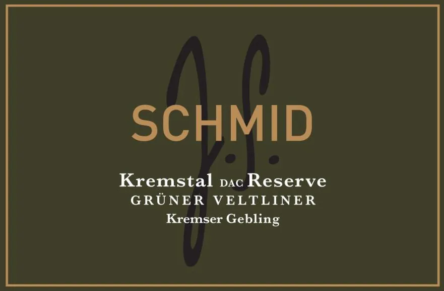 Kremser Gebling Reserve Gruner Veltliner Bottle