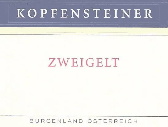 Zweigelt Bottle