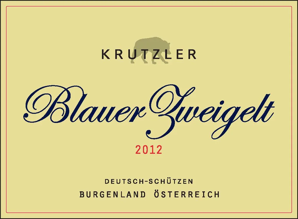 Blauer Zweigelt Bottle