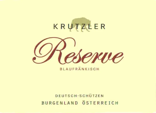 Reserve Blaufrankisch Bottle
