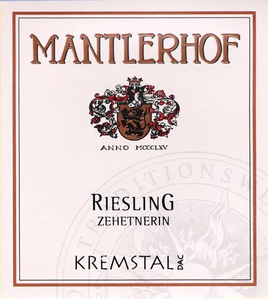 Zehetnerin Riesling Bottle