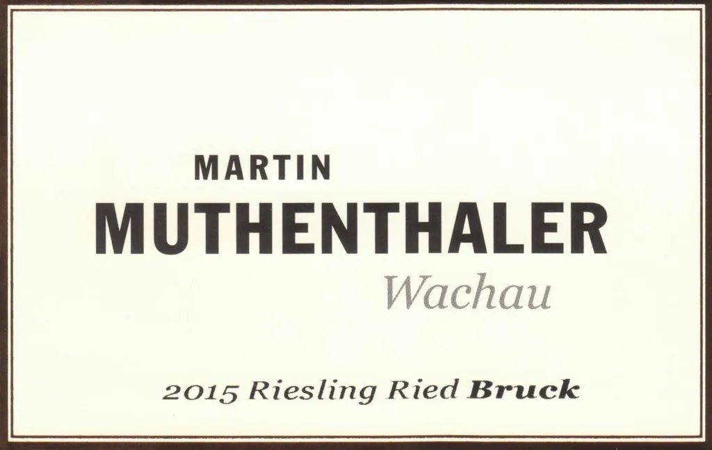 Ried Bruck Riesling Bottle